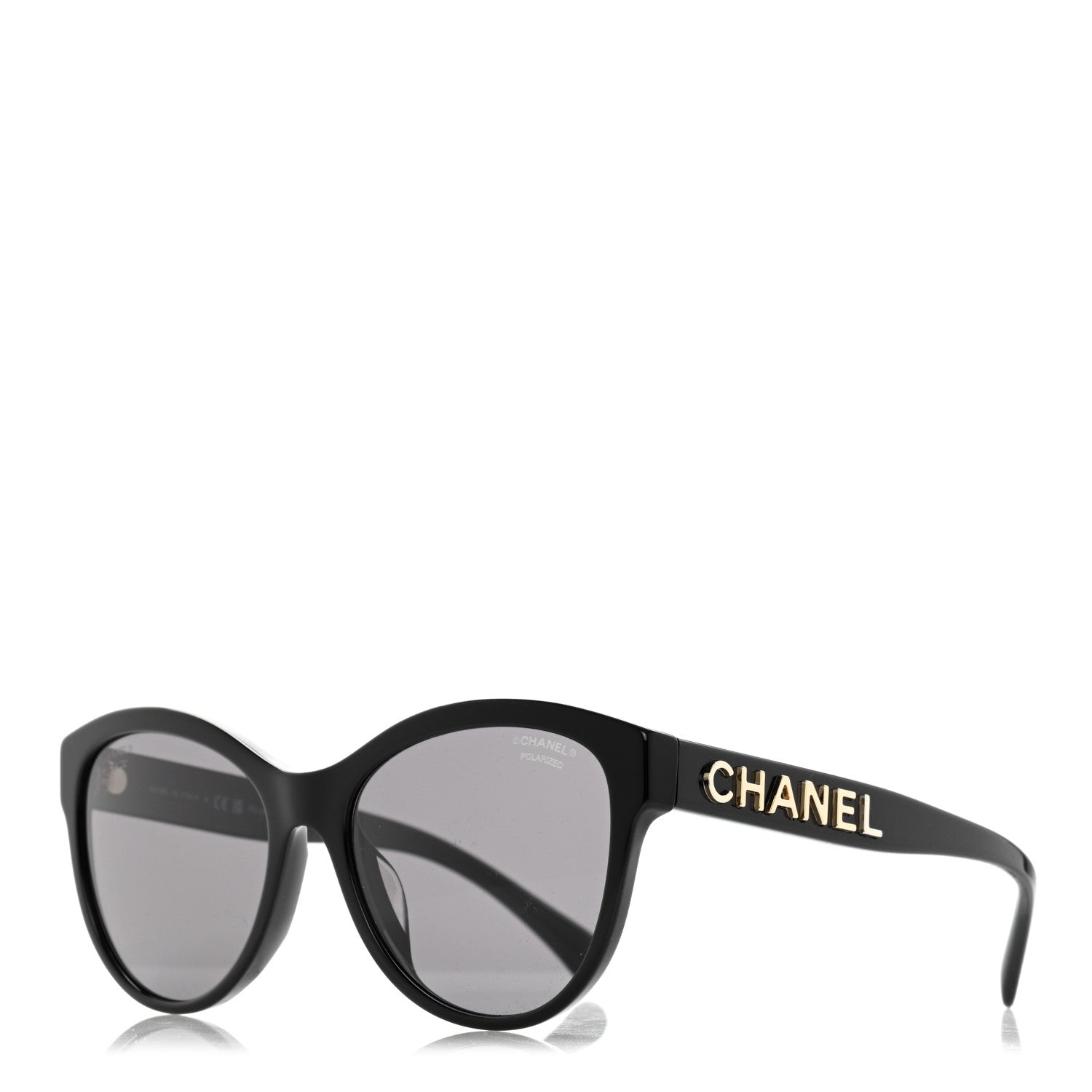 Chanel Acetate Pantos Logo Sunglasses 5458-A Black 1 of 9