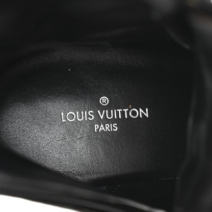 Louis Vuitton Patent Calfskin Monogram Star Trail Ankle Boots 36.5 Black 8 of 10