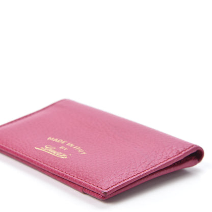 Gucci Dollar Calfskin Swing Train Pass Card Case Blossom 6 of 9