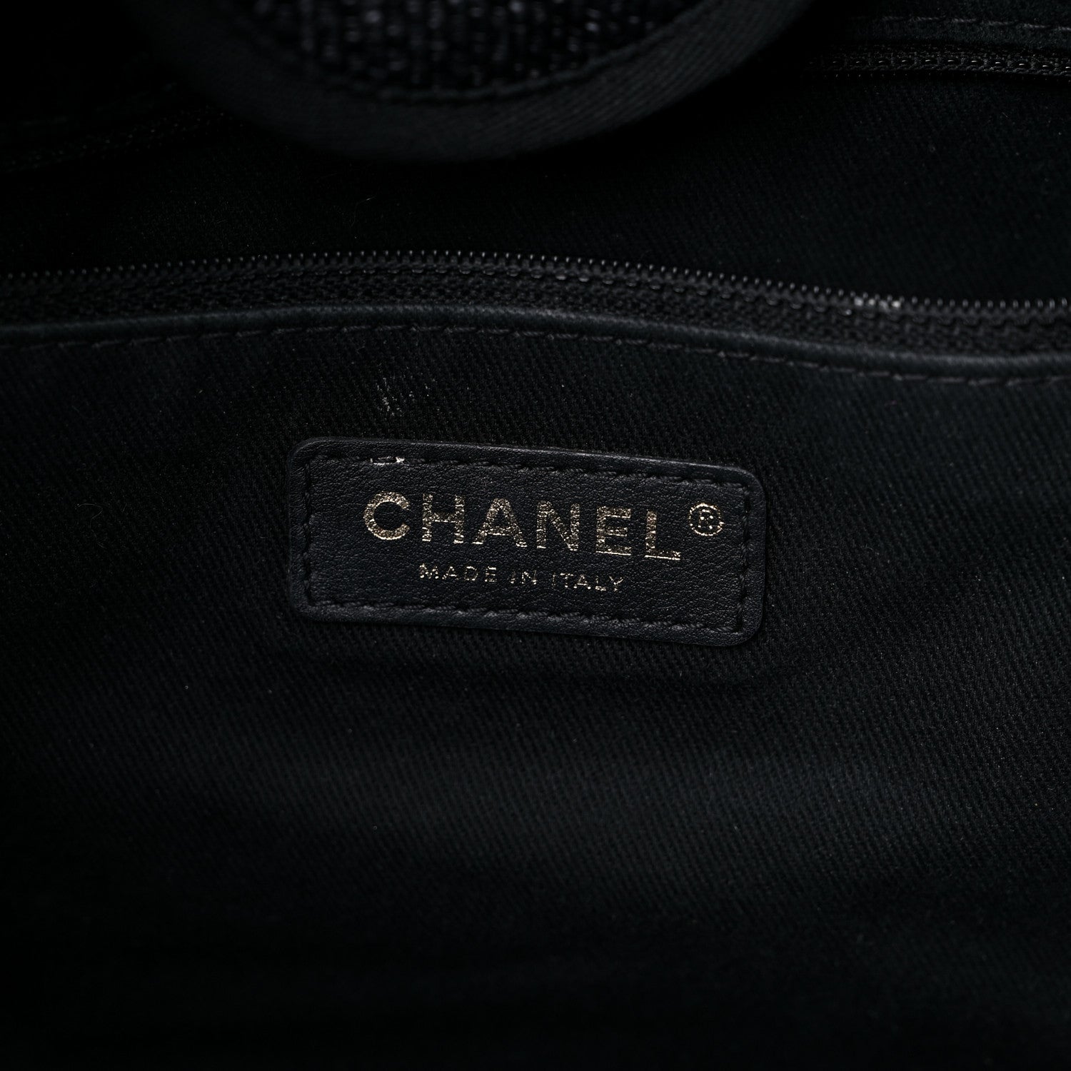 Chanel Woven Straw Raffia Large Deauville Tote Black 6 of 24