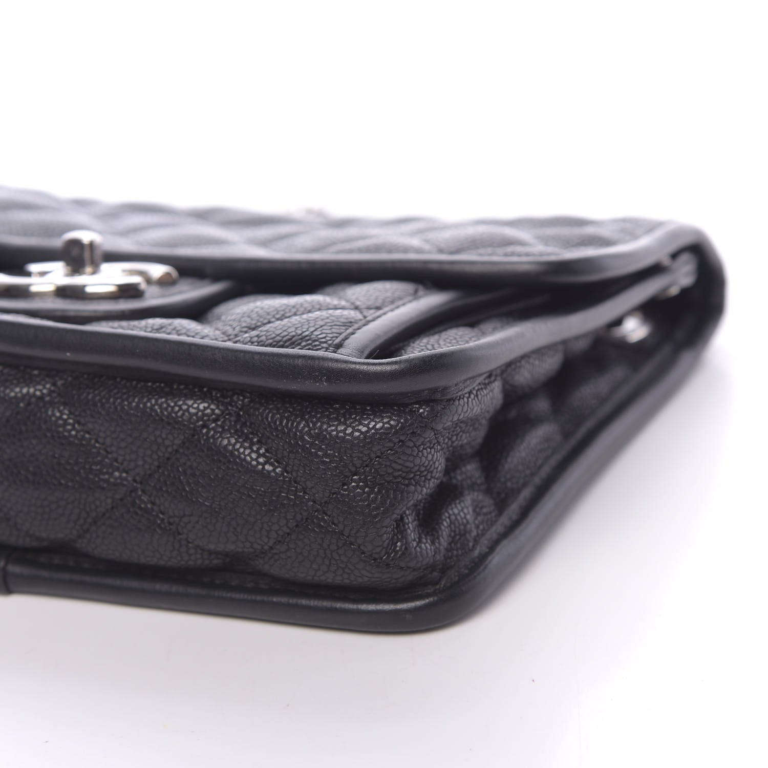 Chanel Caviar Quilted Mini French Riviera Flap Black 10 of 12