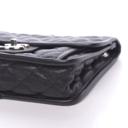 Chanel Caviar Quilted Mini French Riviera Flap Black 10 of 12
