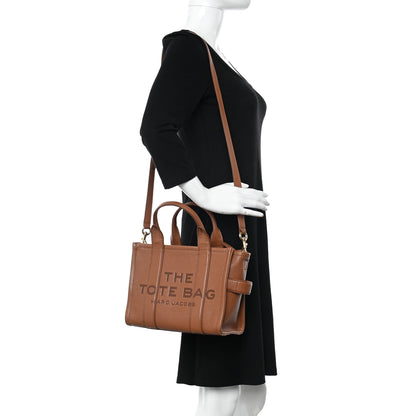 Marc Jacobs Grained Calfskin Mini The Tote Bag Argan Oil 2 of 11
