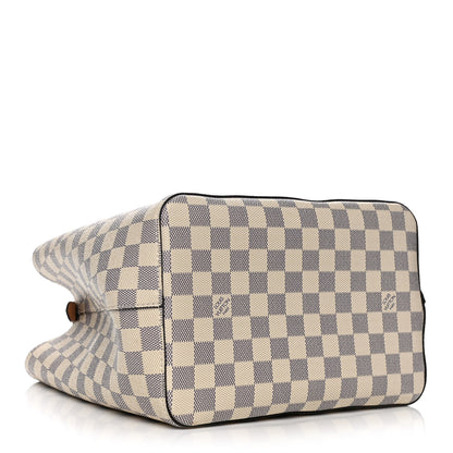 Louis Vuitton Damier Azur Braided Neonoe MM Blue 4 of 14