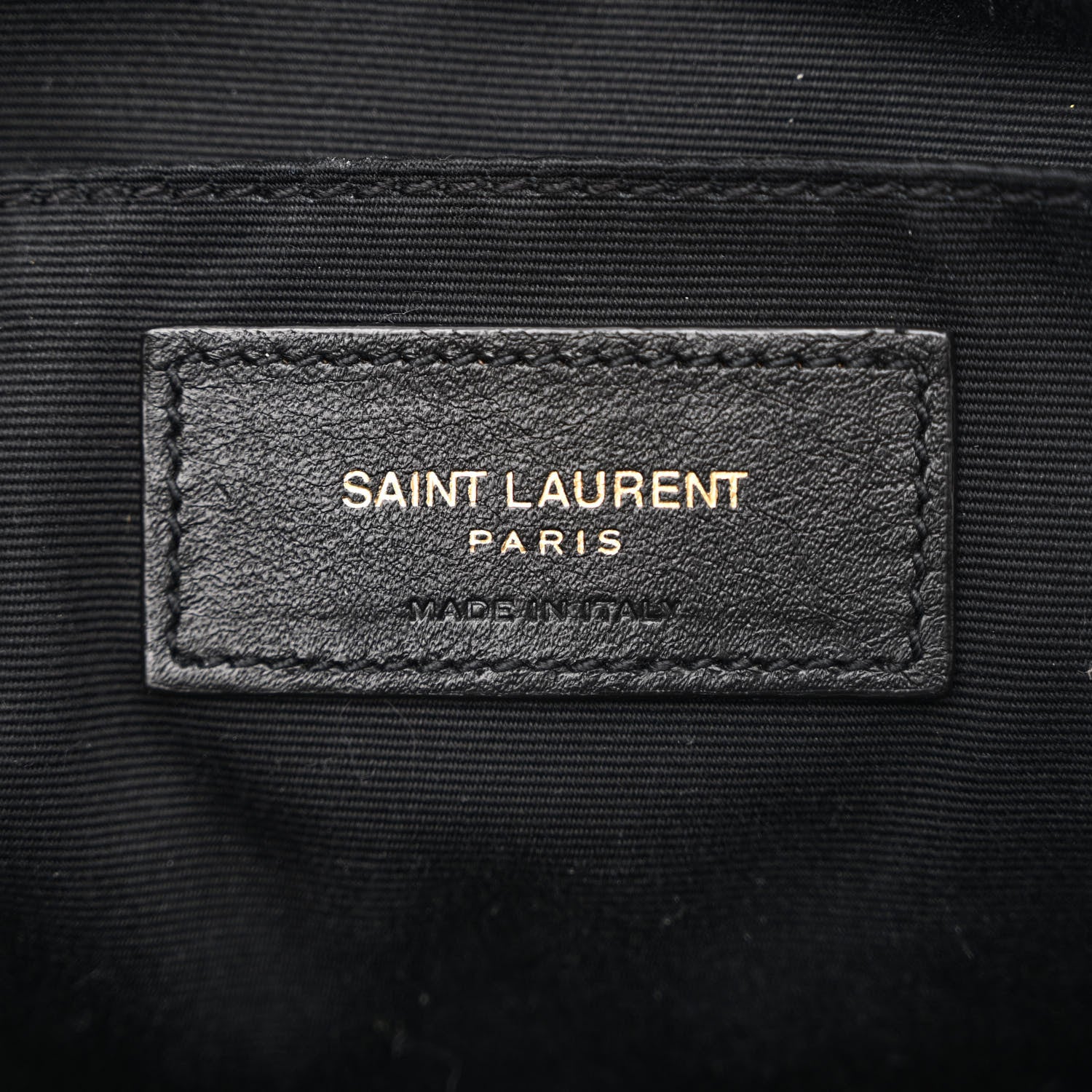 Saint Laurent Calfskin Matelasse Monogram Lou Camera Bag Black 6 of 10