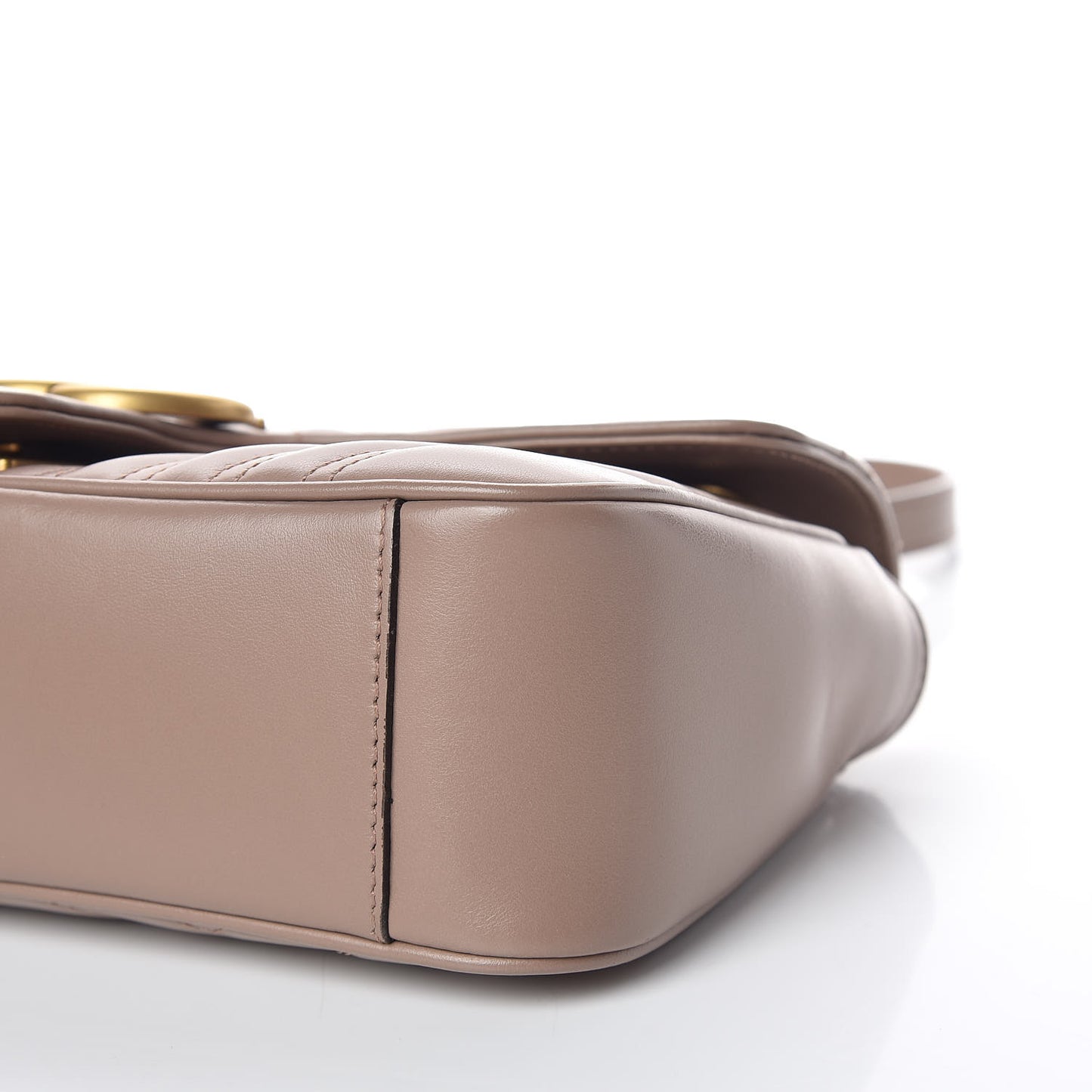Calfskin Matelasse Small GG Marmont Shoulder Bag Porcelain Rose