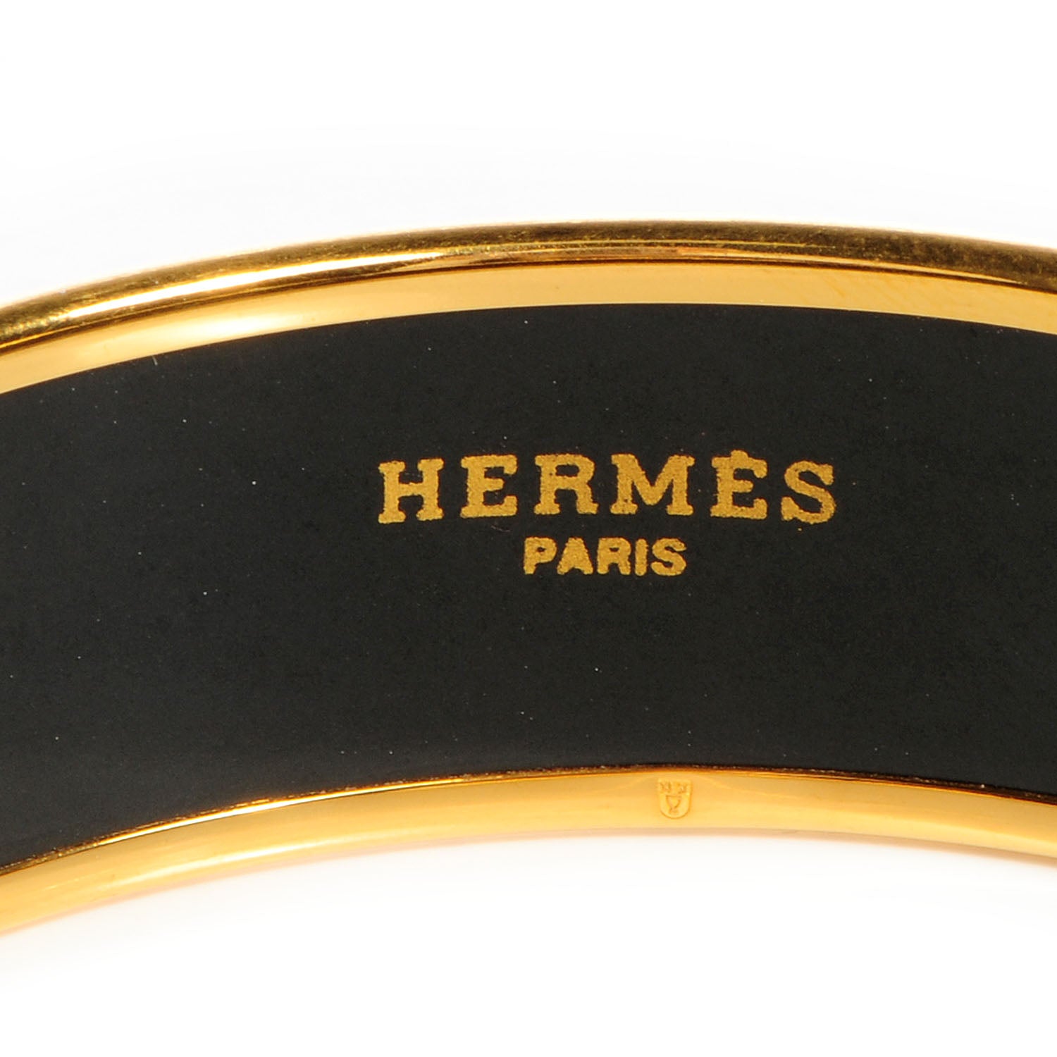 Hermes Enamel Printed Sun Moon Stars Wide Bracelet Red 65 9 of 10