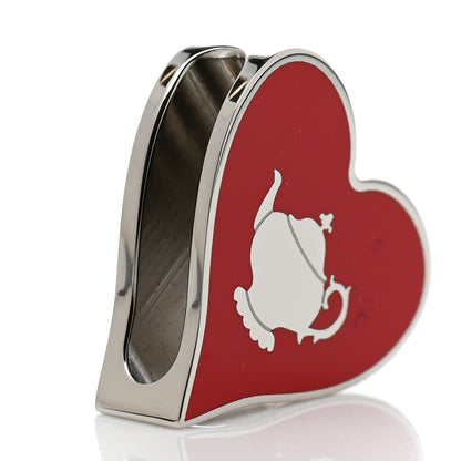 Hermes Palladium Tea Time Twilly Ring Rouge 3 of 3