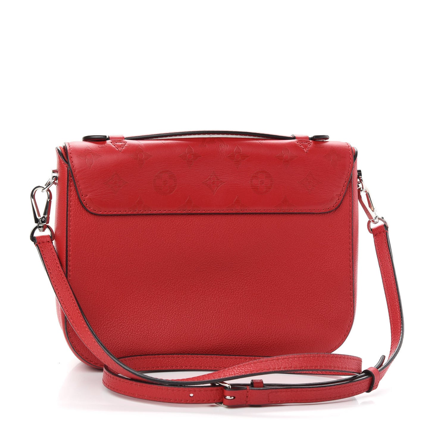 Calfskin Monogram Very Messenger Rubis Red