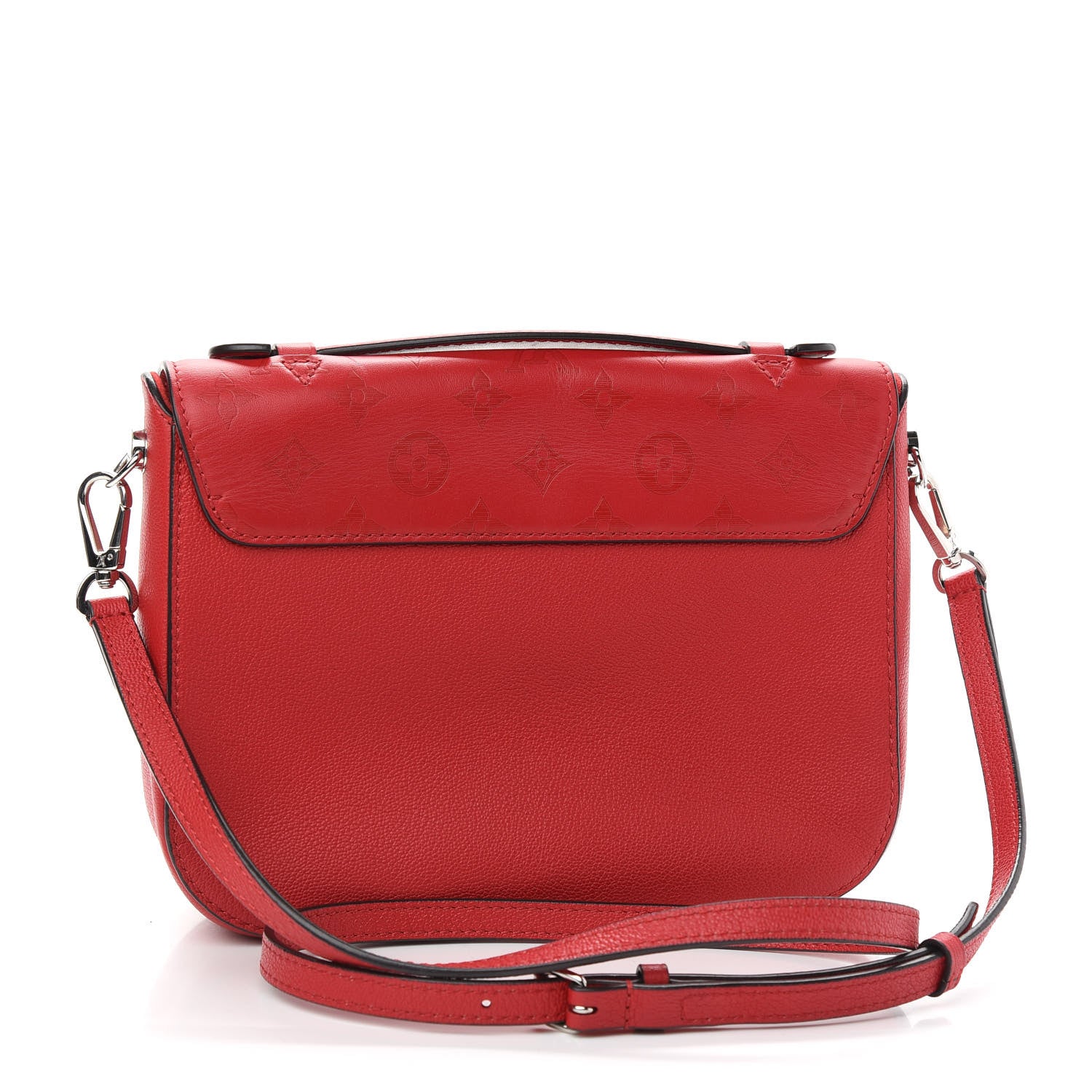 Louis Vuitton Calfskin Monogram Very Messenger Rubis Red 3 of 9