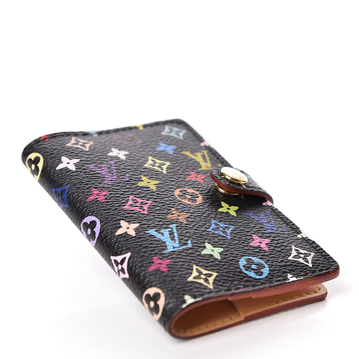 Louis Vuitton Monogram Multicolor Carnet de Bal Mini Agenda Cover Black 4 of 9