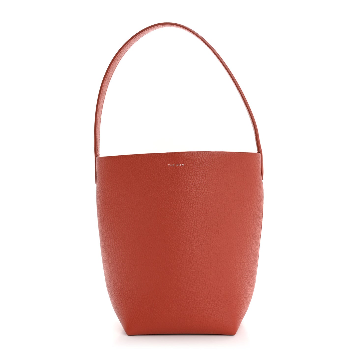 Grained Calfskin Small N/S Park Tote Rust