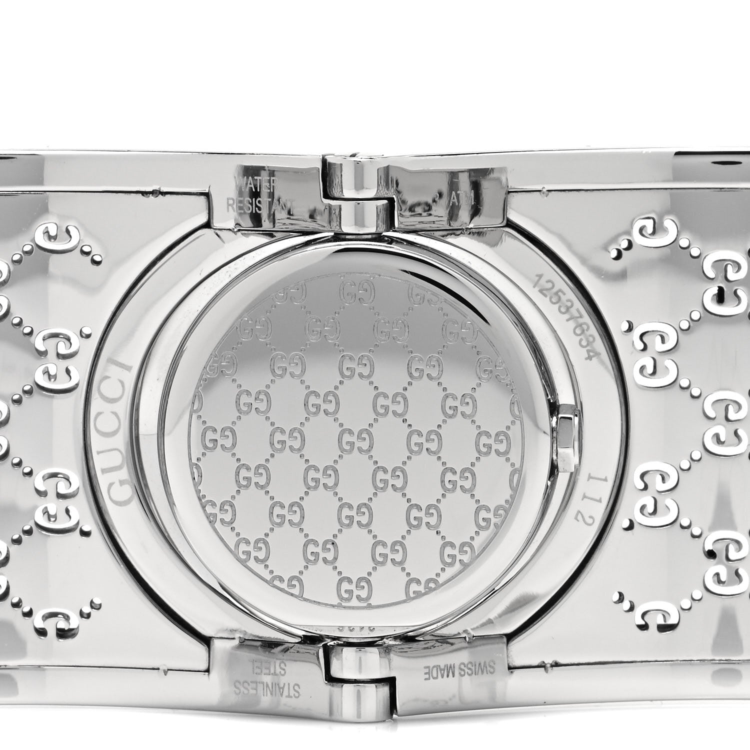 Gucci Stainless Steel Mother of Pearl 33mm Twirl Quartz Watch 4 of 5
