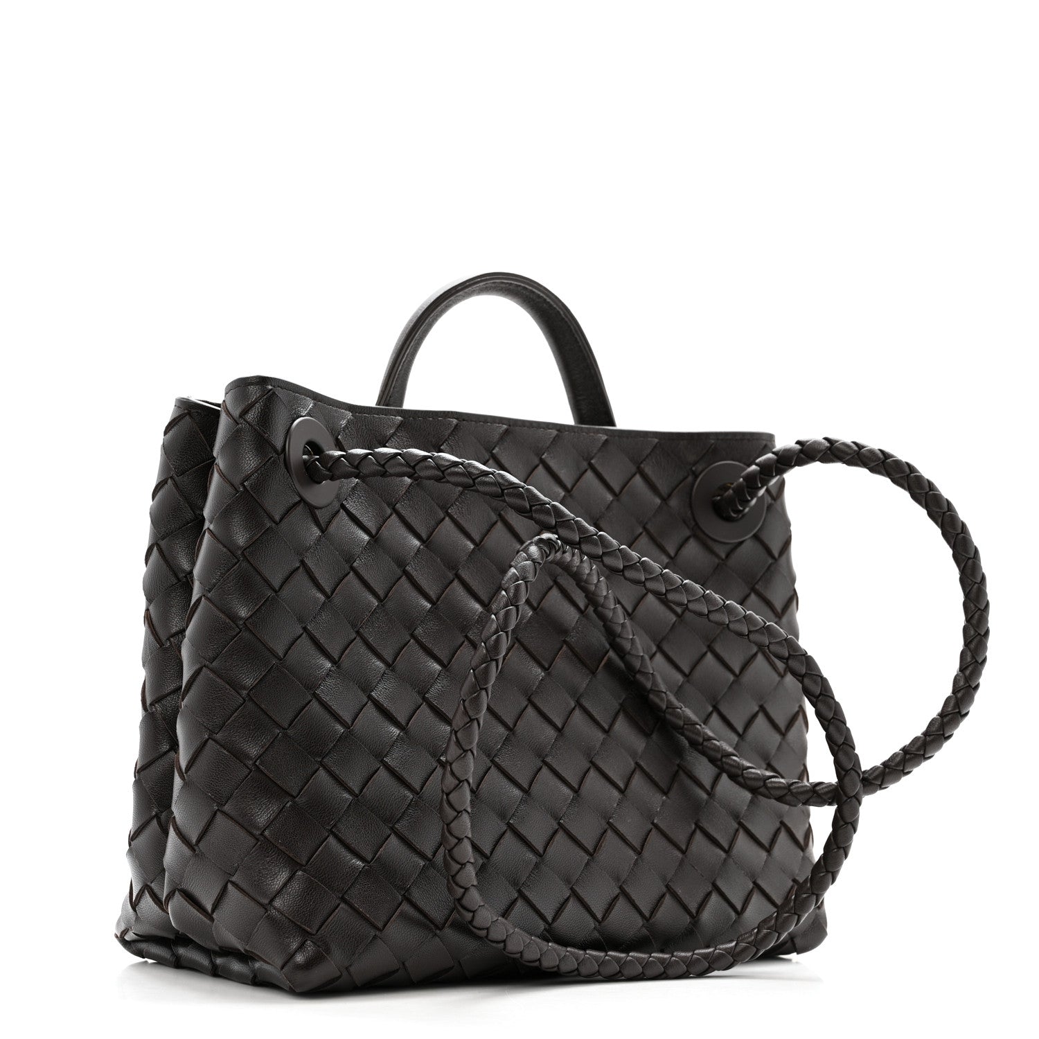 Bottega Veneta Nappa Intrecciato Small Andiamo Shoulder Bag Fondant 3 of 10