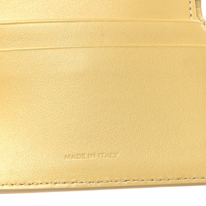 Celine Shiny Calfskin Compact Triomphe Wallet With Coin Purse Pollen 8 of 11