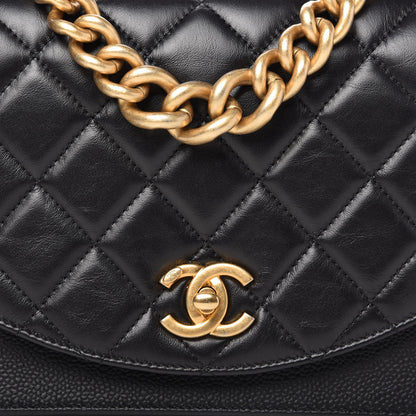 Chanel Calfskin Caviar Quilted Chain Handle Flap Black 10 of 10