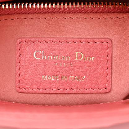 Christian Dior Ostrich Mini Lady Dior Pink 6 of 10