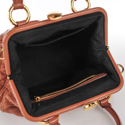 Marc Jacobs Calfskin Quilted Stam Tobacco 6 of 10