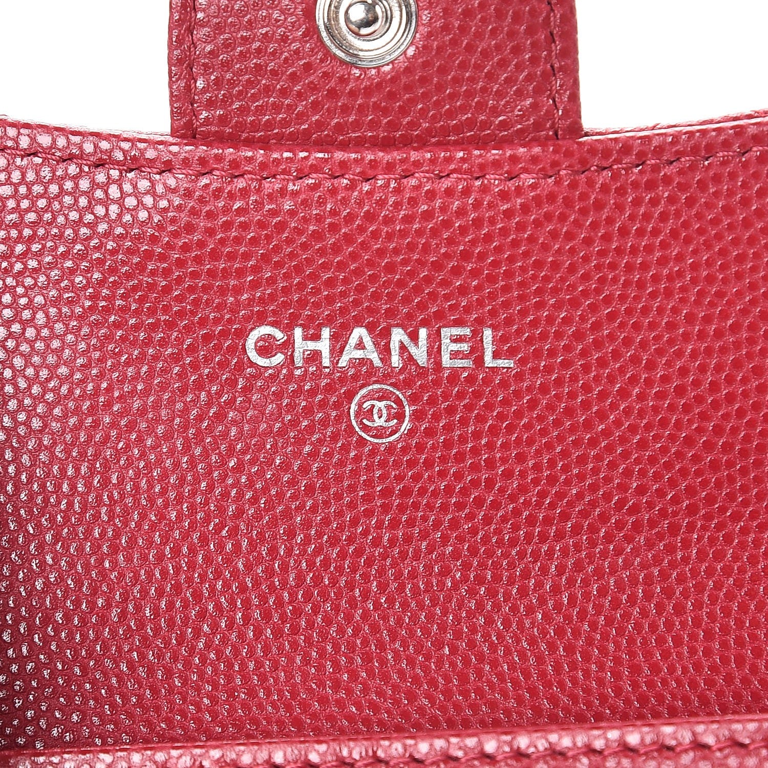 Chanel Caviar Quilted Flap Card Holder Pink 6 of 9