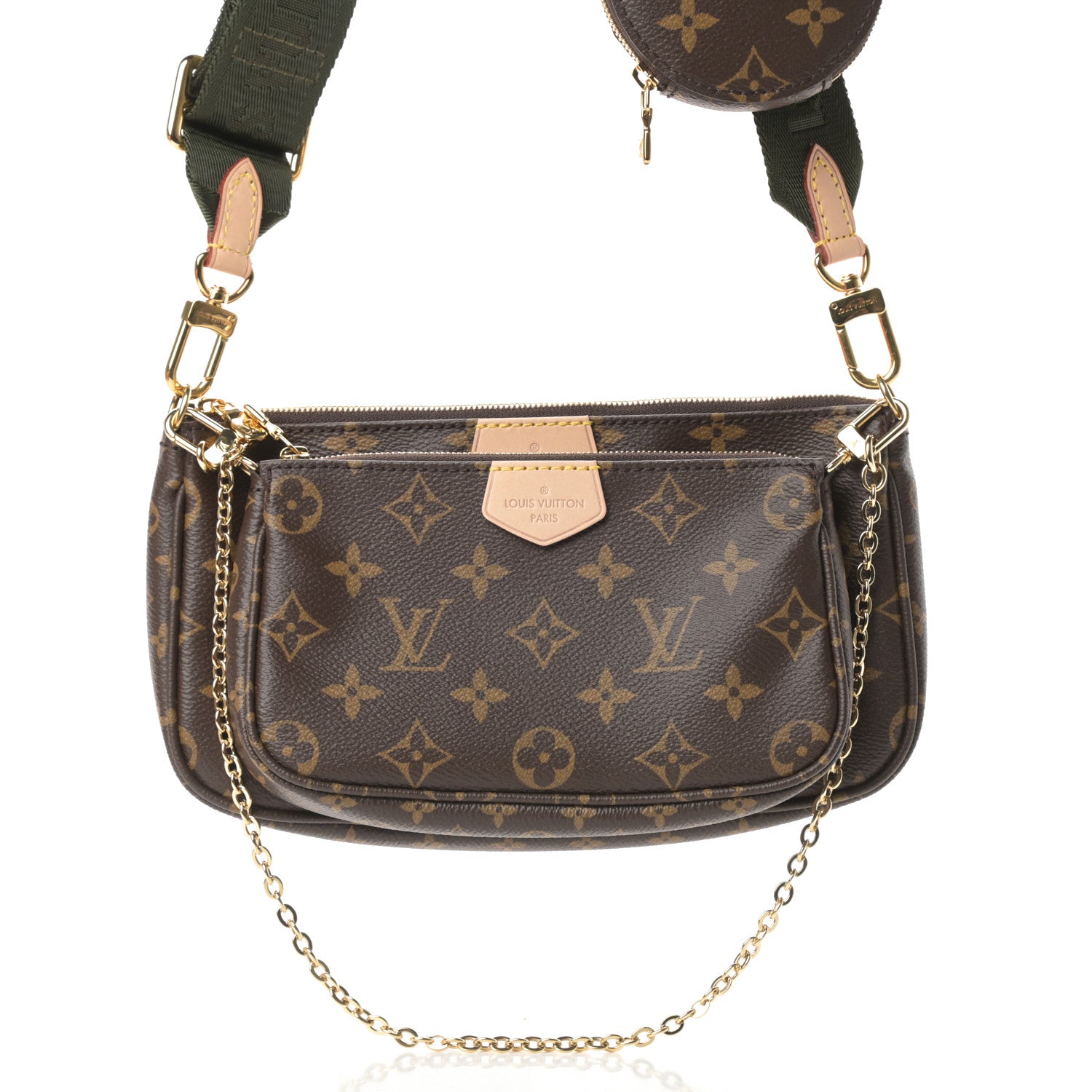 Louis Vuitton Monogram Multi Pochette Accessories Kaki 10 of 13