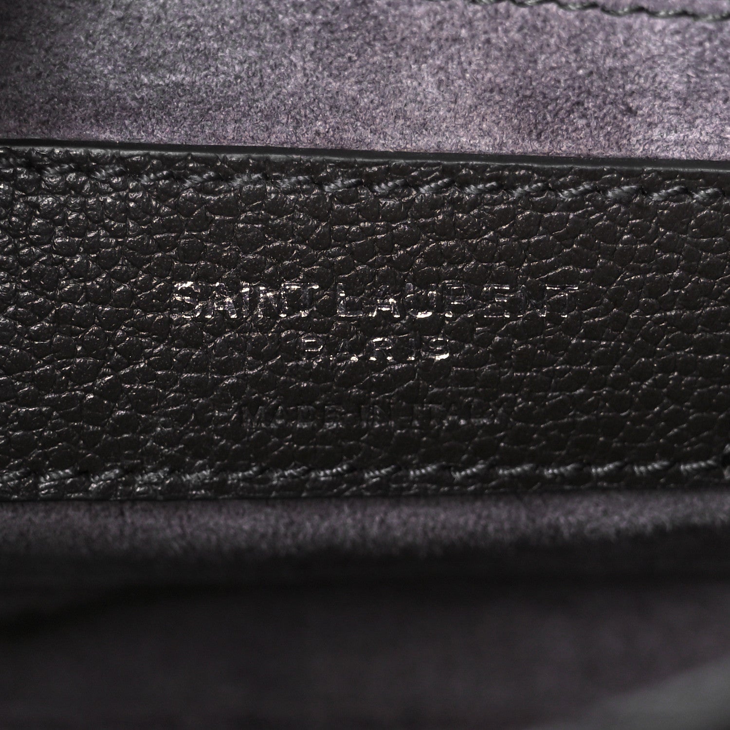 Saint Laurent Grained Calfskin Medium Monogram Sunset Fog 6 of 12