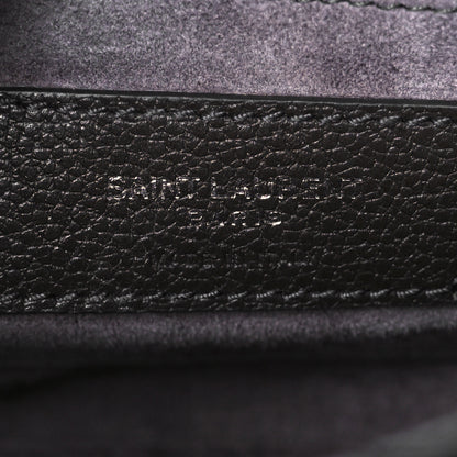Saint Laurent Grained Calfskin Medium Monogram Sunset Fog 6 of 12