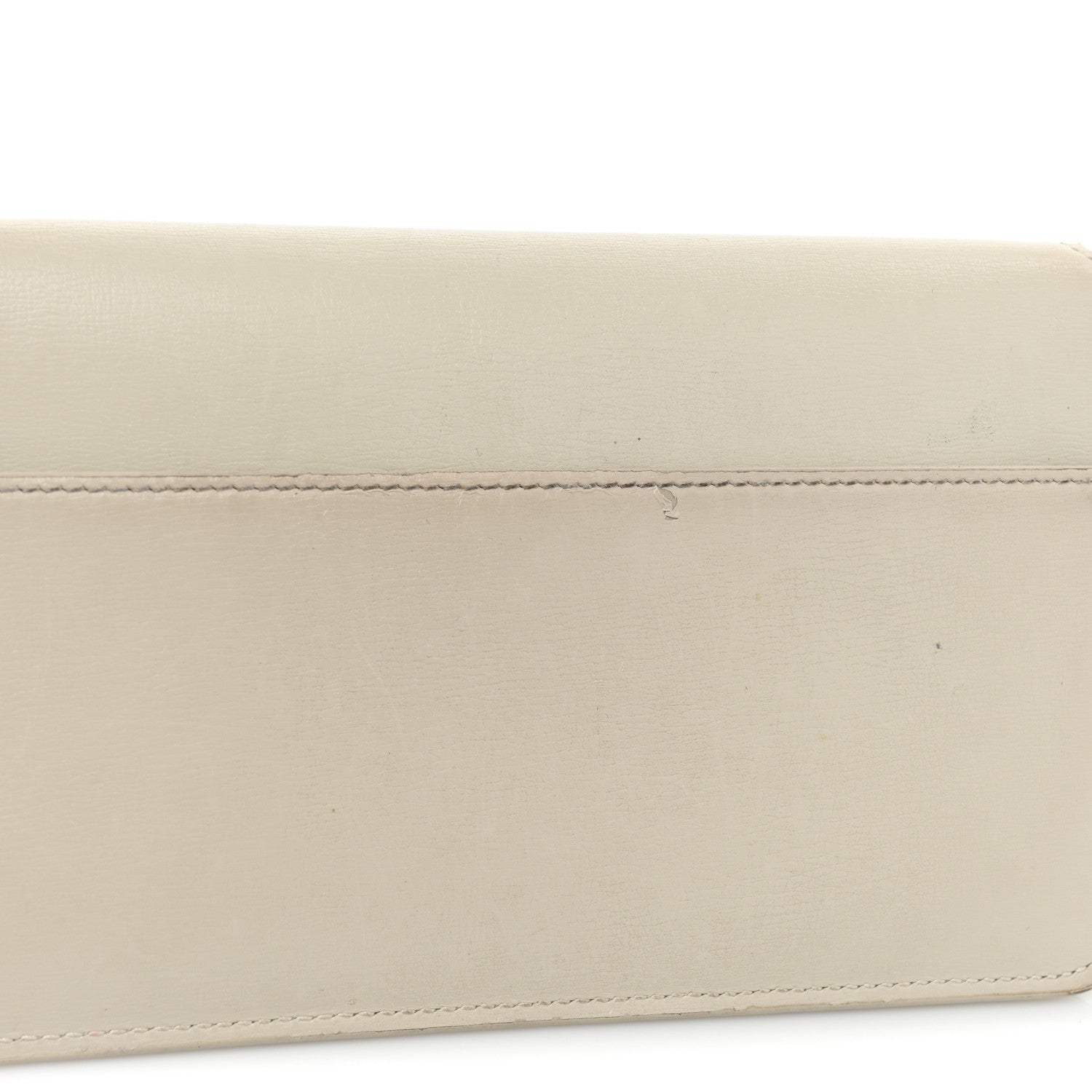 Saint Laurent Smooth Calfskin Monogram Phone Holder Crossbody Crema Soft 11 of 15