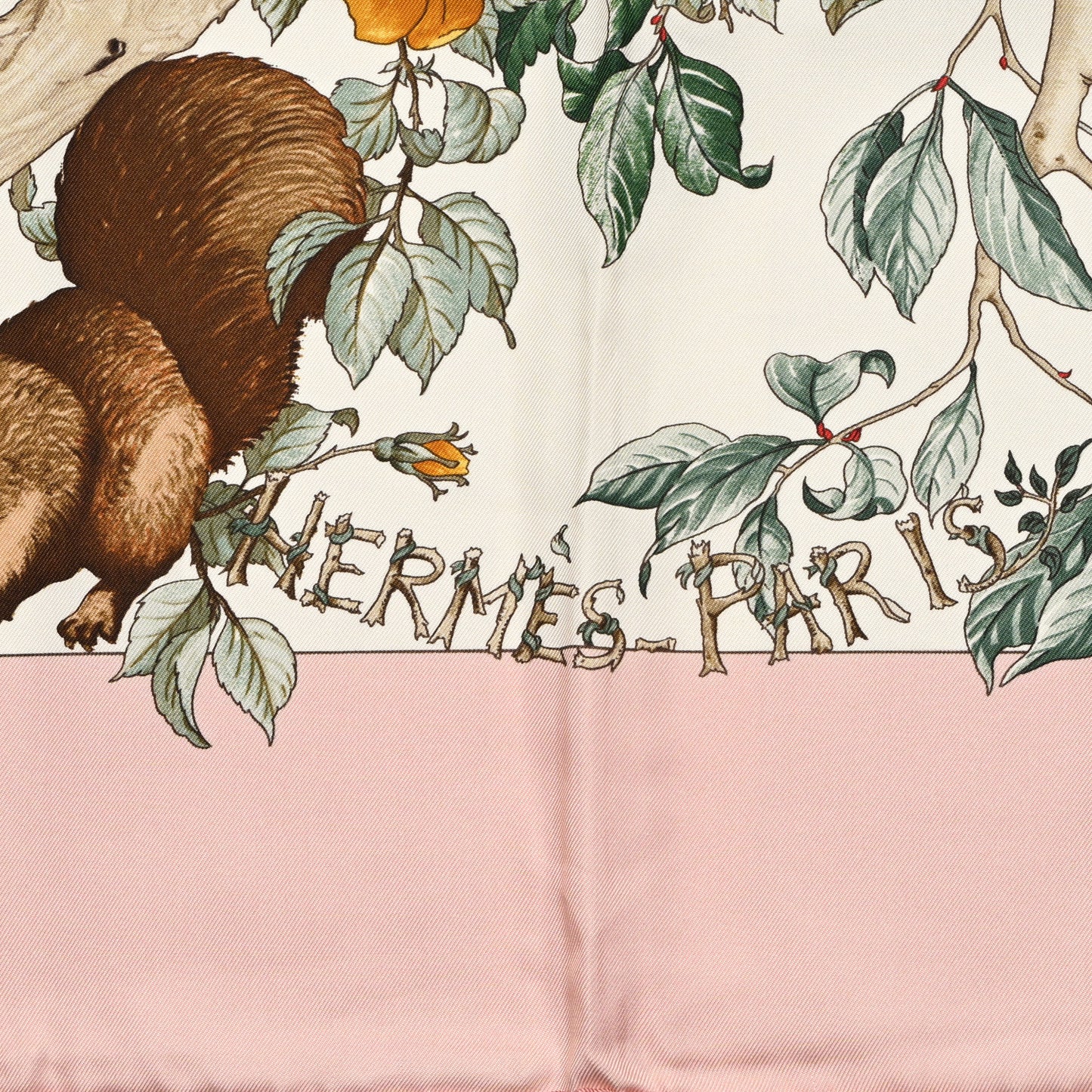 Silk Au Coeur Des Bois Scarf 90