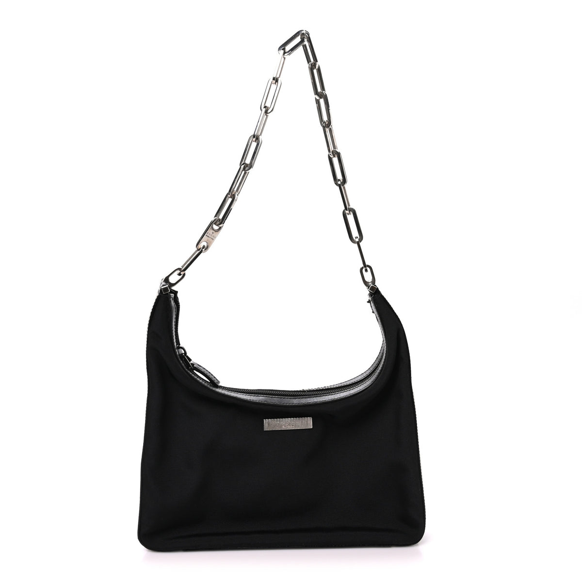 Gucci Calfskin Chain Shoulder Bag Black 1 of 10