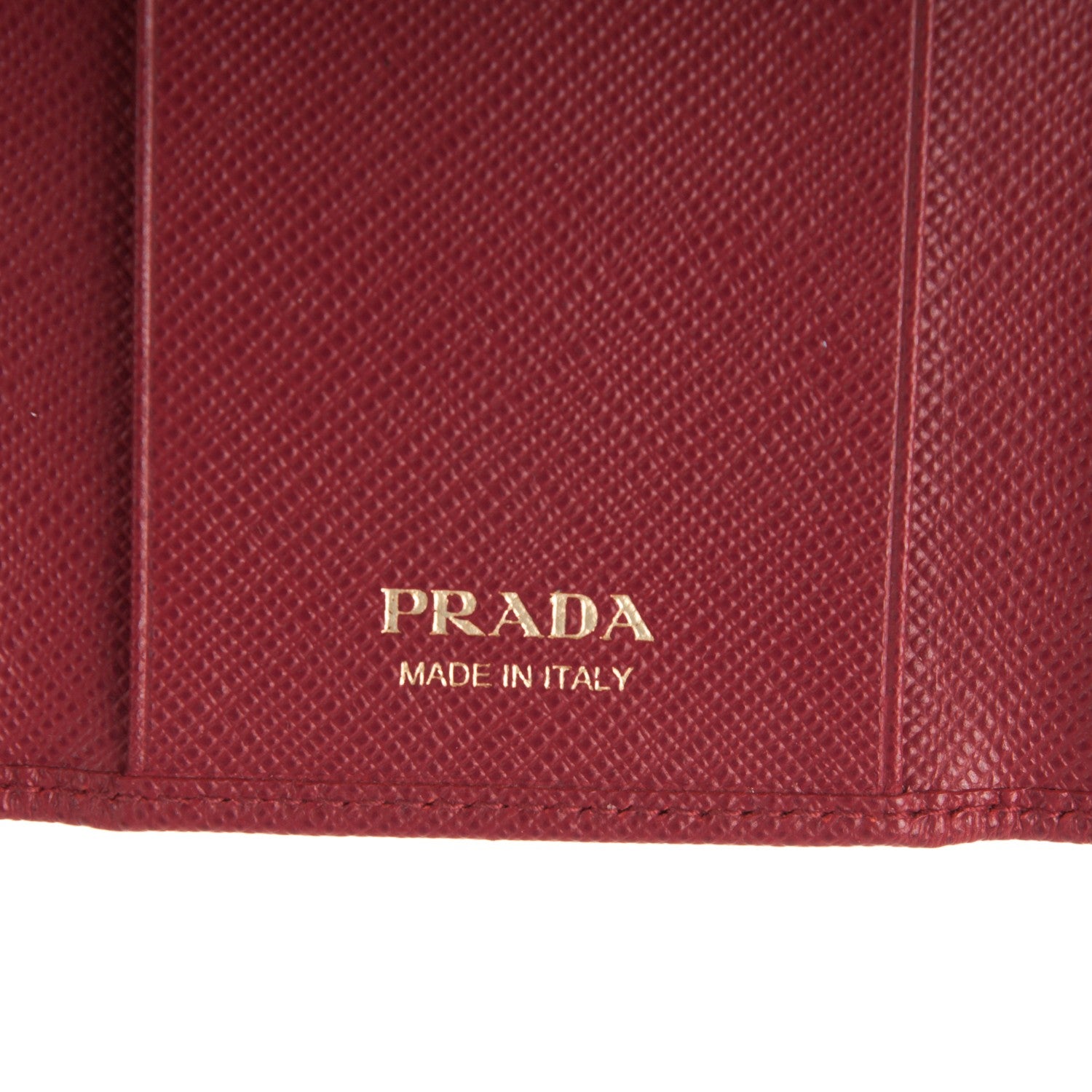 Prada Saffiano Metal 6 Key Holder Fuoco 6 of 6