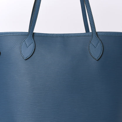Louis Vuitton Epi Neverfull MM Cyan 11 of 11