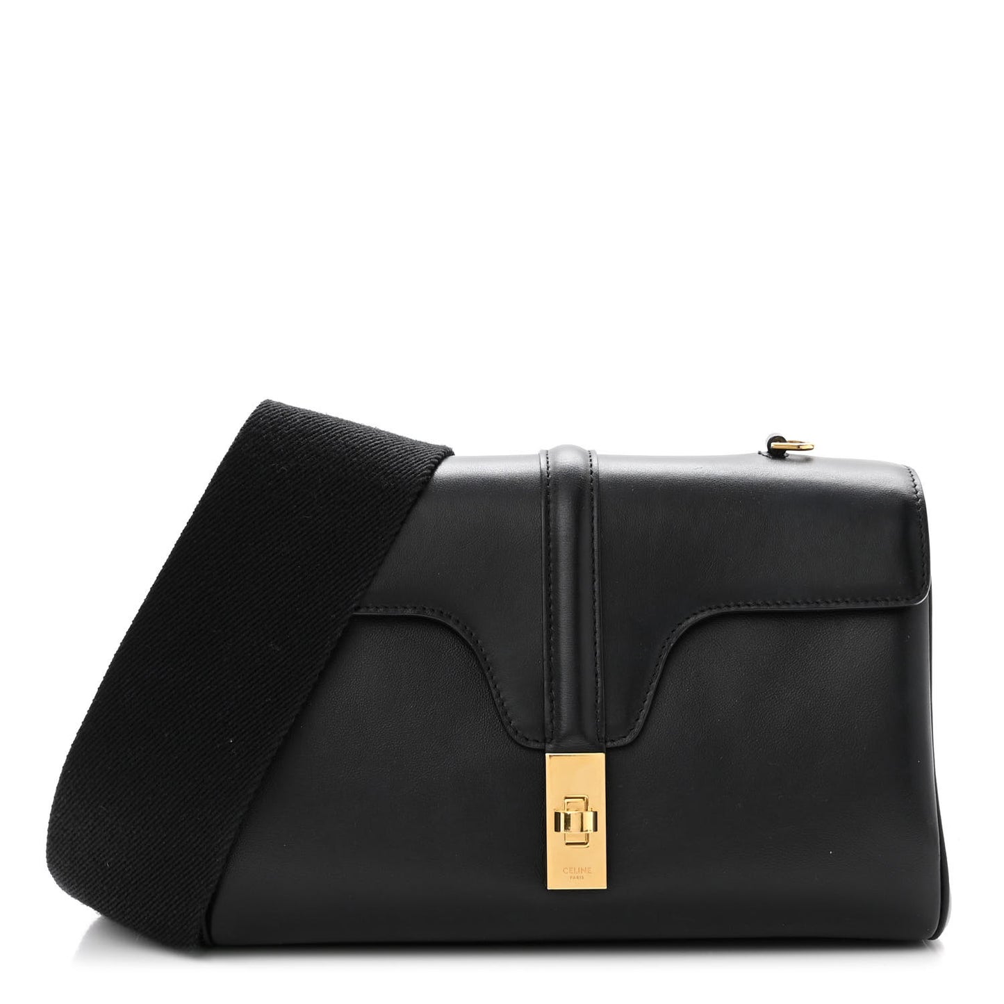 Smooth Calfskin Teen 16 Crossbody Bag Black