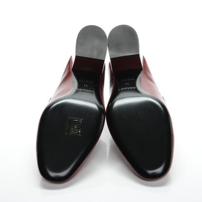 Hermes Chevre Paradis Mules 38 Carmin 5 of 7