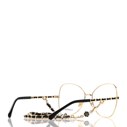 Chanel Butterfly Removable Chain Eyeglasses 2205-Q Gold 4 of 7