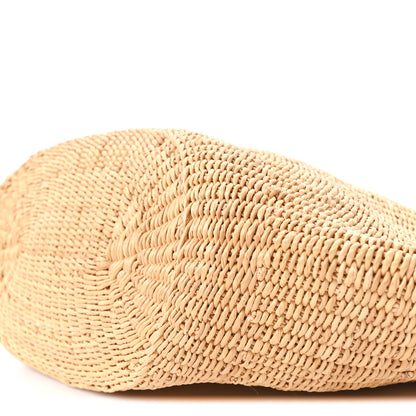 Loewe Calfskin Raffia Paulas Ibiza Small Basket Tote Bag Natural Pecan 9 of 9