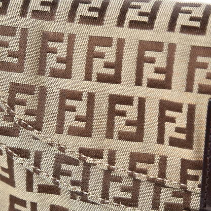 Fendi Zucchino Baguette Dark Brown 8 of 9
