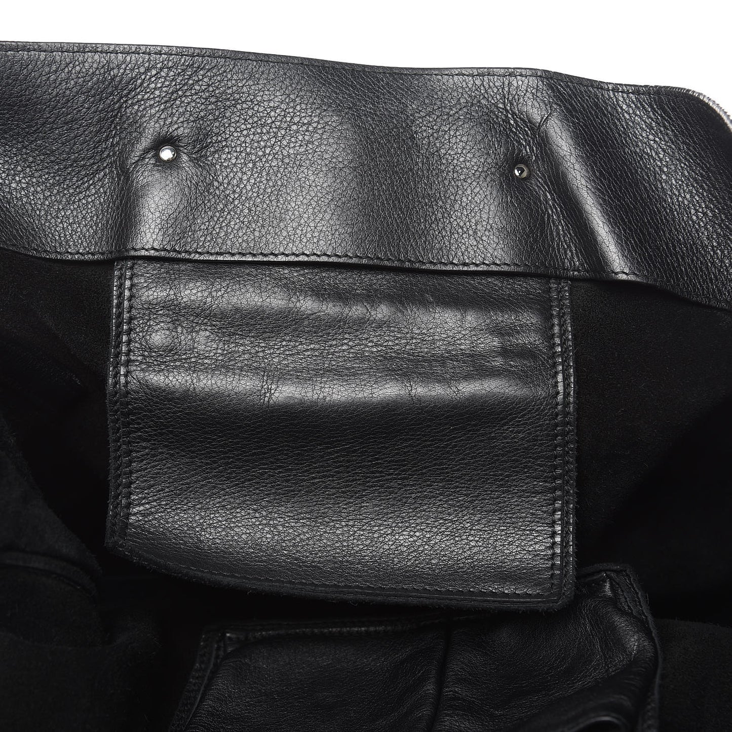 Supple Calfskin Papier A4 Zip Around Tote Black