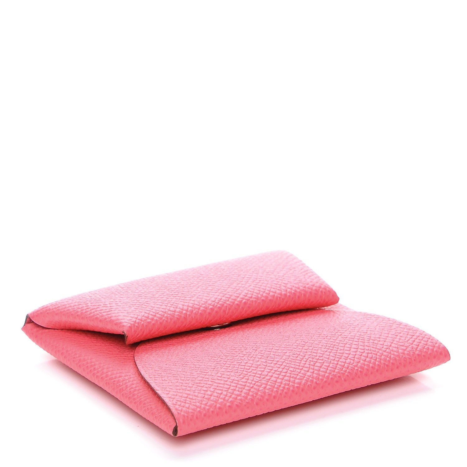 Hermes Epsom Bastia Card Case Rose Azalee 4 of 7