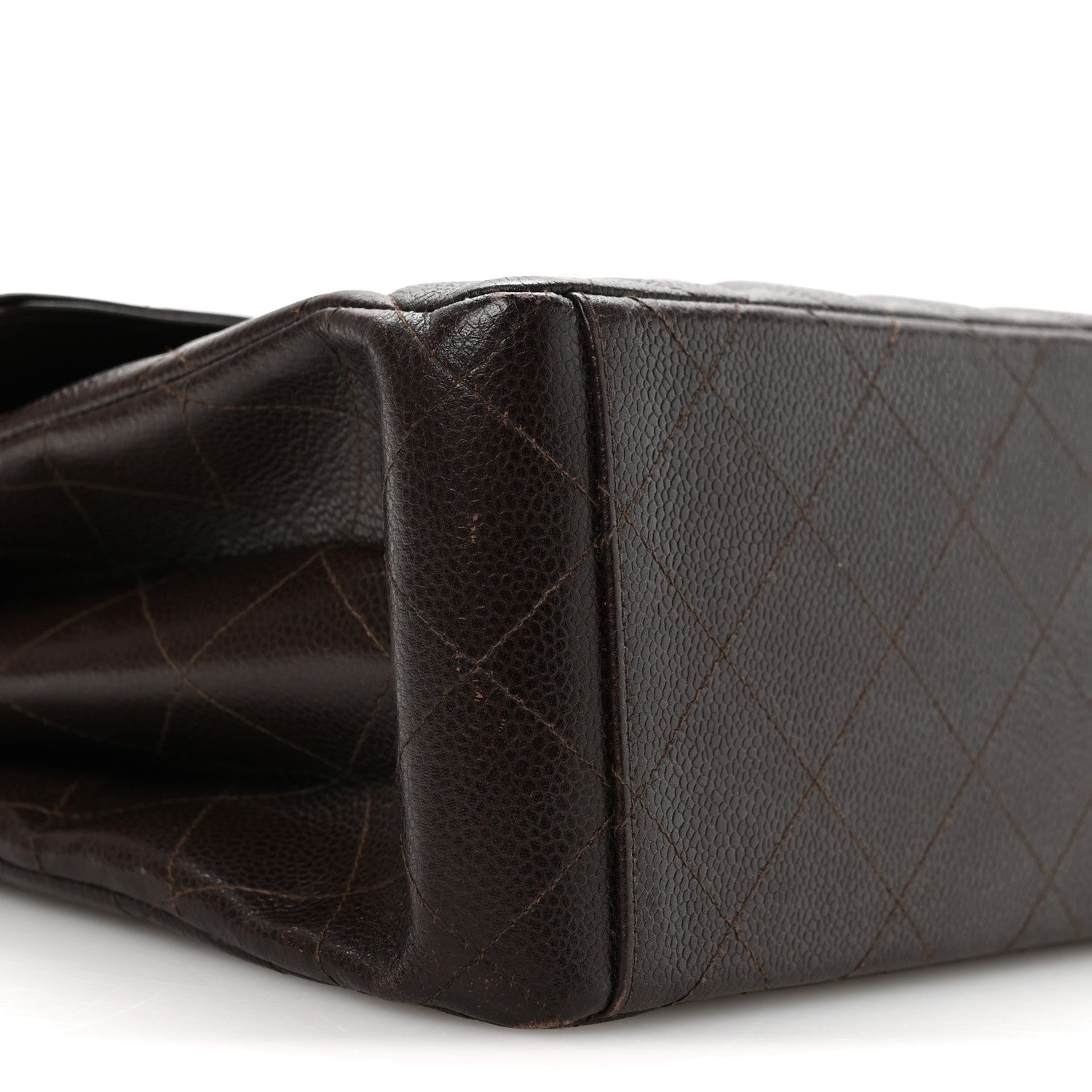 Chanel Caviar Quilted Medium Kelly Flap Brown 10 of 13