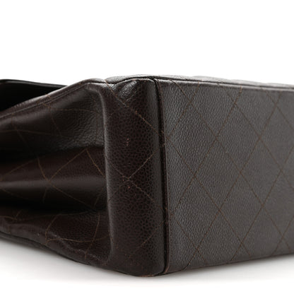 Chanel Caviar Quilted Medium Kelly Flap Brown 10 of 13