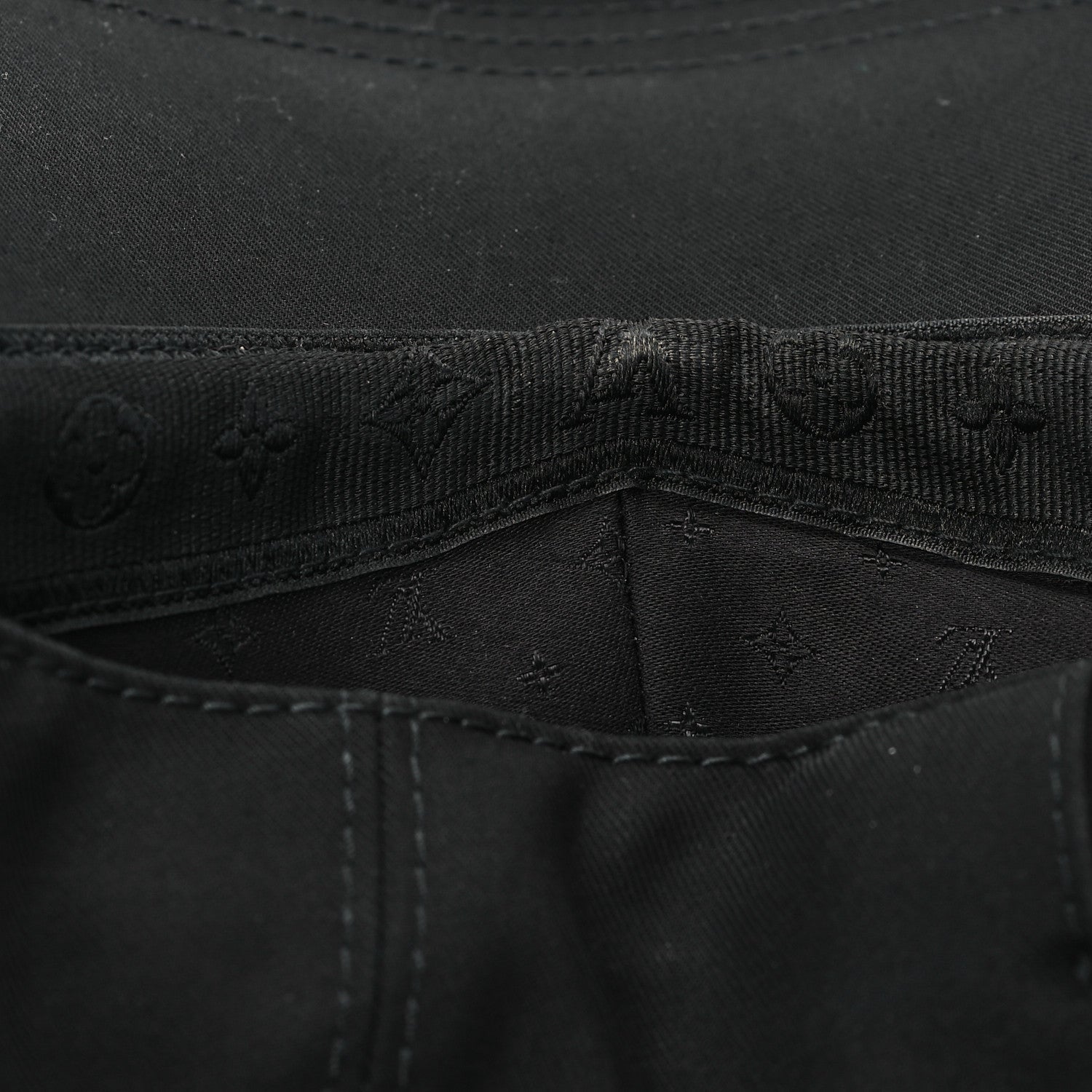 Louis Vuitton Cotton LV Signature Cap M Black 9 of 9