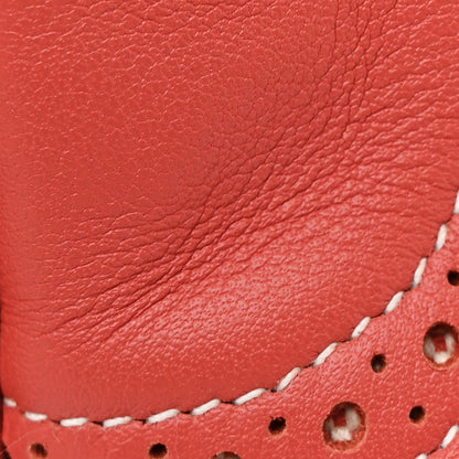 Hermes Swift Toile Ghillies Birkin 35 Rosy 14 of 16