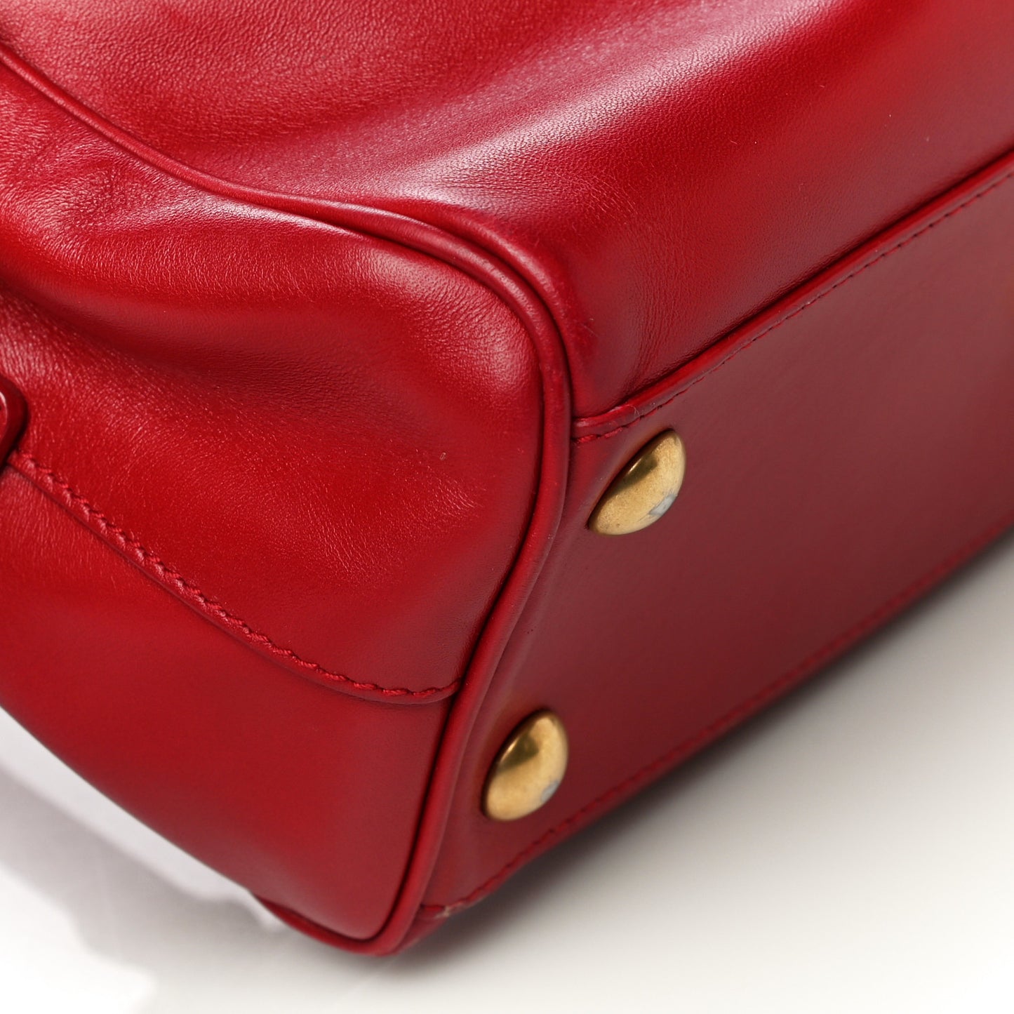 Calfskin Classic Baby Duffle Red