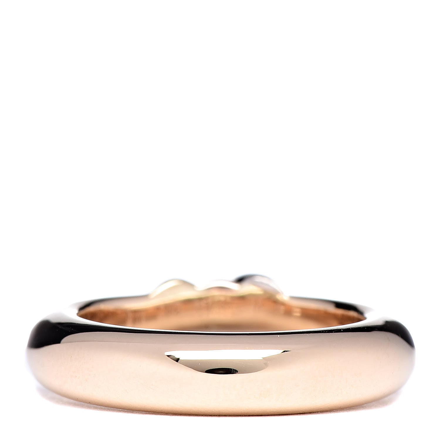 Cartier 18K Yellow White Pink Gold Trinity Band Ring 49 4.75 4 of 9