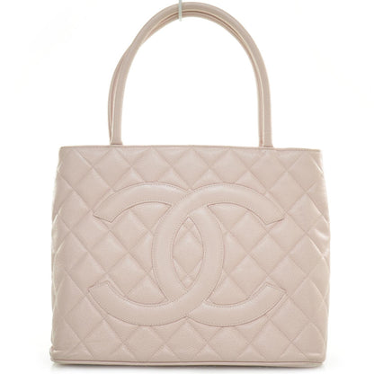 Chanel Caviar Medallion CC Tote Light Pink 1 of 10