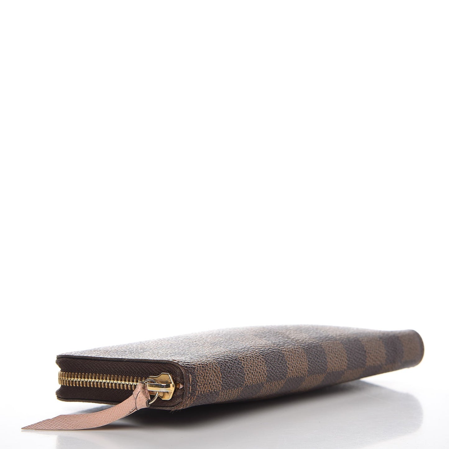 Damier Ebene Clemence Wallet Rose Ballerine