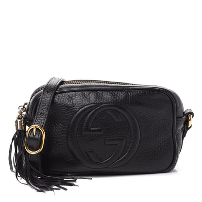 Gucci Pebbled Calfskin Mini Soho Disco Bag Black 1 of 11
