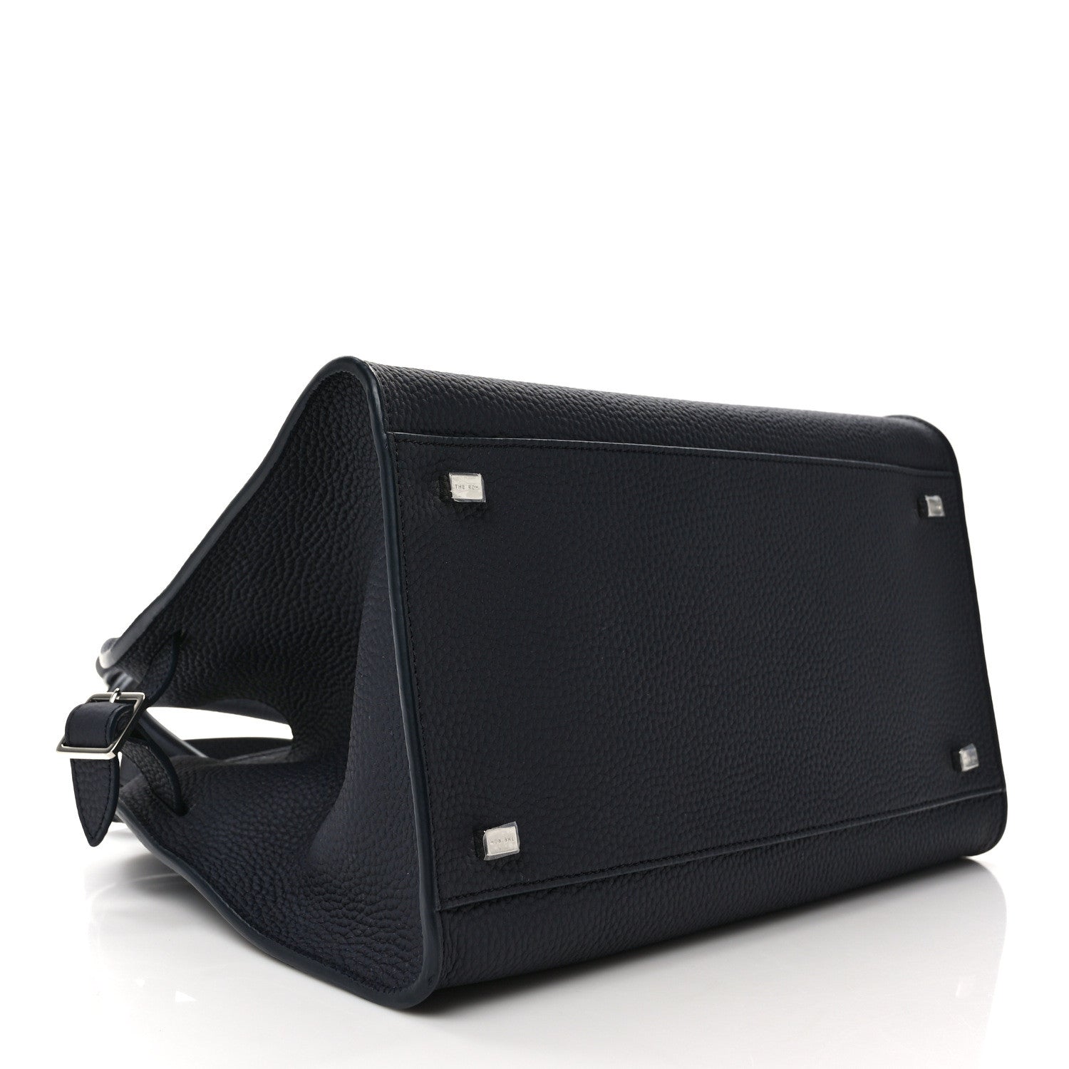 The Row Matte Grained Calfskin Soft Margaux 12 Marine 4 of 9