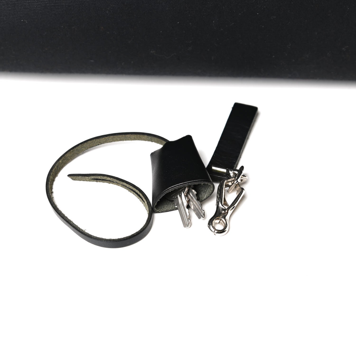 Hermes Toile Vache Calfskin Herbag 30 PM Black 12 of 15