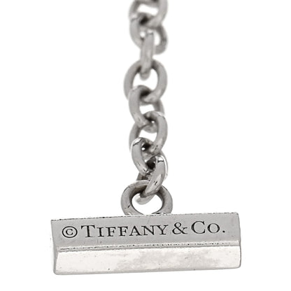 Tiffany 18K White Gold Diamond T Smile Bracelet 3 of 4